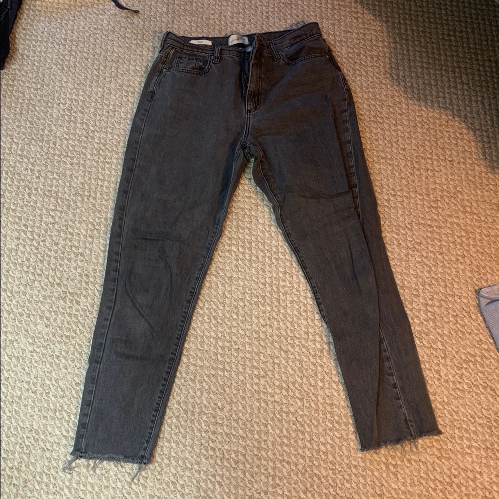 Universal Thread Women's Boyfriend Jeans - Dark Gray
